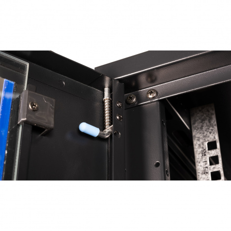 Шкаф 19" телекоммуникационный настенный, 12U 635x600х600 мм, дверь стекло,черный